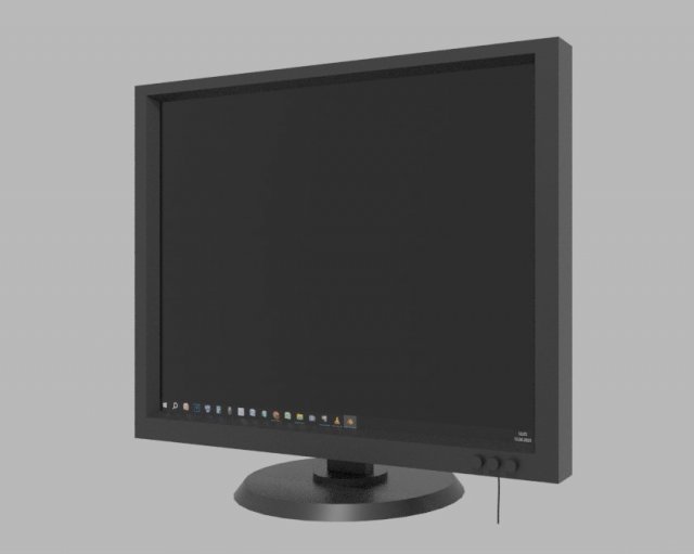Computer monitor Modelo 3D .c4d .max .obj .3ds .fbx .stl .blend 