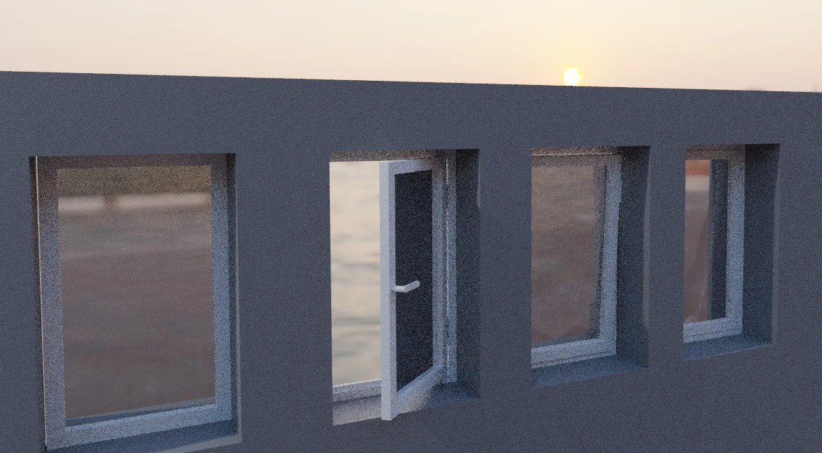 Designer window 3D Model .c4d .max .obj .3ds .fbx .stl .blend