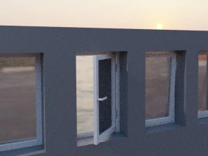 Janela de designer Modelo 3D