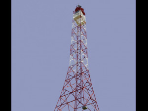 Television tower 3D Model