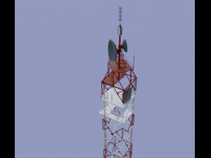 Television tower 3D Model