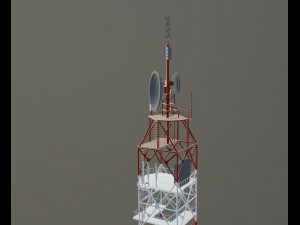 Television tower 3D Model