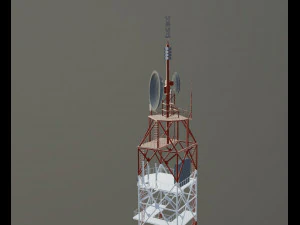 Television tower 3D Model
