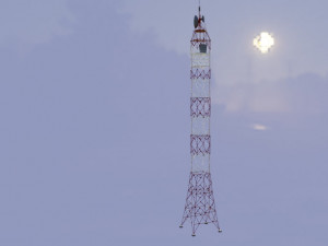 Television tower 3D Model