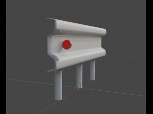 The bumper Section 3D 模型
