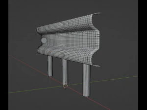 The bumper Section 3D Model