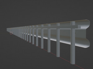 The bumper Section 3D 模型