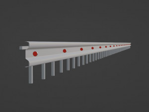 The bumper Section 3D Model