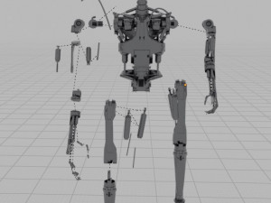 Terminator T800 Model 3D