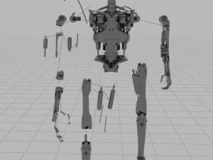 Terminator T800 3D Model