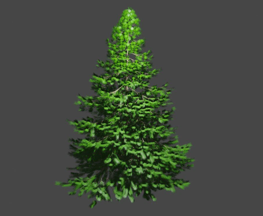 Christmas tree 3D Model .c4d .max .obj .3ds .fbx .stl .blend 