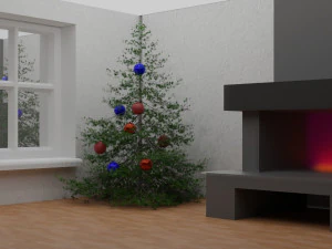 Рождественская елка 3D Модель