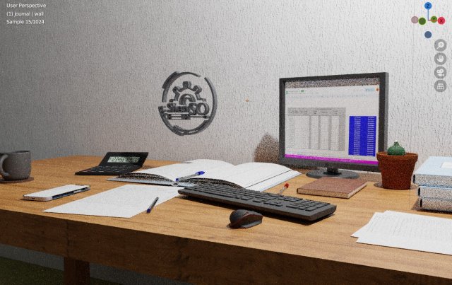The teachers workplace 3D-Modell .c4d .max .obj .3ds .fbx .stl .blend 