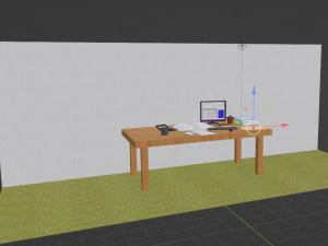 The teachers workplace 3D Model