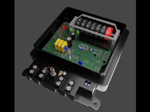 Electric meter 3D Model
