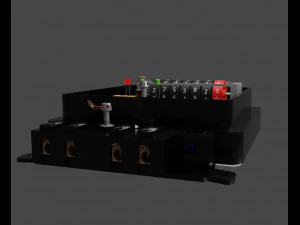 Electric meter 3D Model