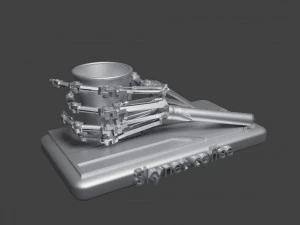 Caf&eacute; SkyNet Modelo de Impressão 3D