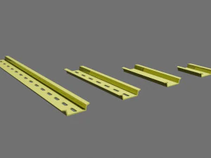 DIN rail 3D Print Model