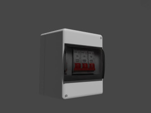 Box for automatic switches Model 3D