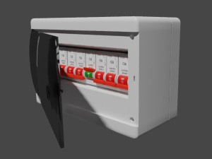 Box for automatic switches Model 3D