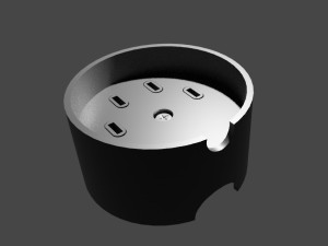 Socket and plug 380 volts Model 3D