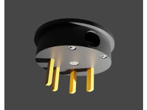 Socket and plug 380 volts 3D Model