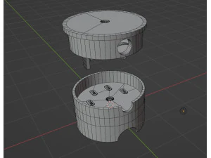 Socket and plug 380 volts 3D Model