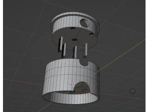 Socket and plug 380 volts Model 3D