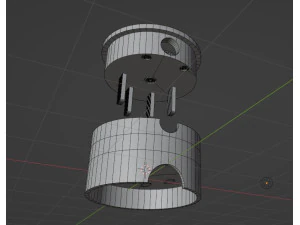 Socket and plug 380 volts 3D Model