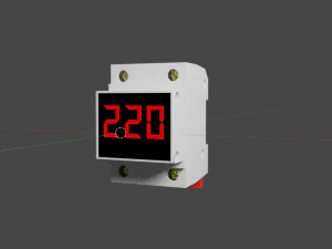 Voltmeter 3D Model