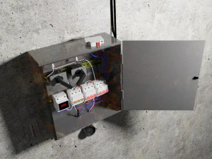 Electric panel 3D Model