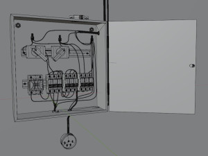 Electric panel Modèle 3D