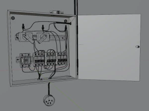 Electric panel 3D Model