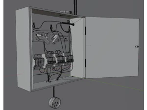Electric panel 3D Model