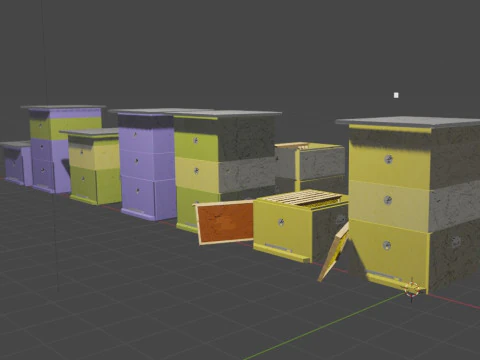 Bienenstock 3D Modell