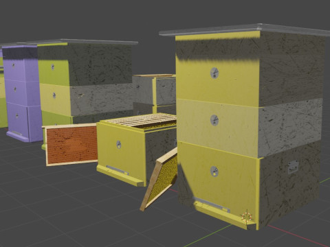 Beehive Model 3D