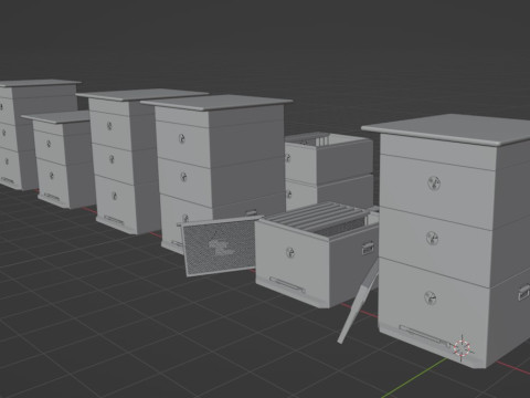 Beehive Model 3D