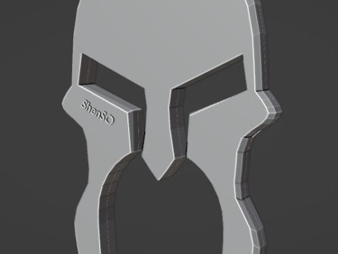 Roman helmet MOD Modello 3D