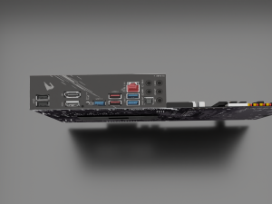 Gigabyte B550 AORUS Elite AX V2 Model 3D
