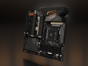 Gigabyte B550 AORUS Elite AX V2 Model 3D
