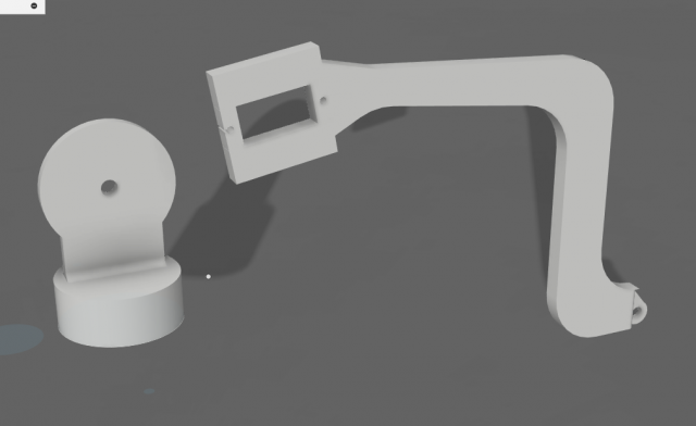 Robotic arm with 9g arduino servo 3D Model .c4d .max .obj .3ds .fbx .stl .blend 