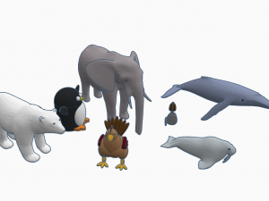Animals 3D प्रिंट मॉडल