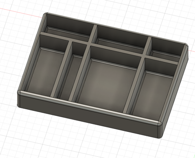 Desk organizer minimal Modello di stampa 3D .c4d .max .obj .3ds .fbx .stl .blend 