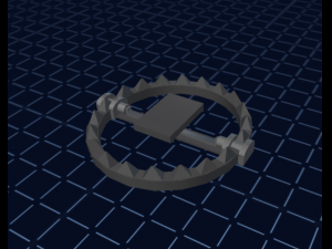 Bear trap Model 3D