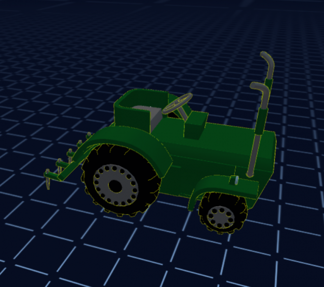 Tractors 3Dモデル .c4d .max .obj .3ds .fbx .stl .blend 