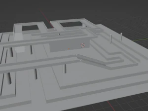 Go kart track 3D Model