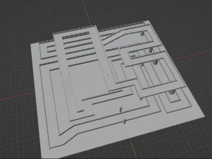 Go kart track 3D Model