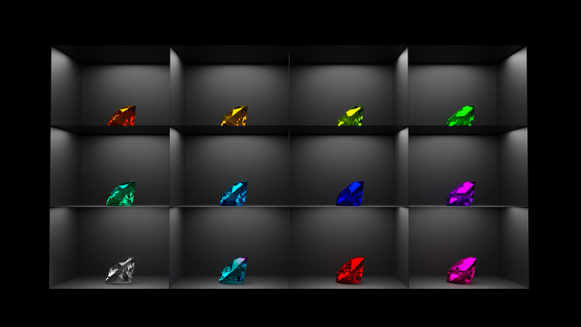 Diamonds Pack 1 3D 모델 .c4d .max .obj .3ds .fbx .stl .blend 