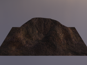 Aerial Grassy and Rocky Mountain 6 Modelo 3D