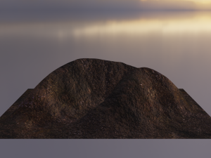 Aerial Grassy and Rocky Mountain 6 Modelo 3D